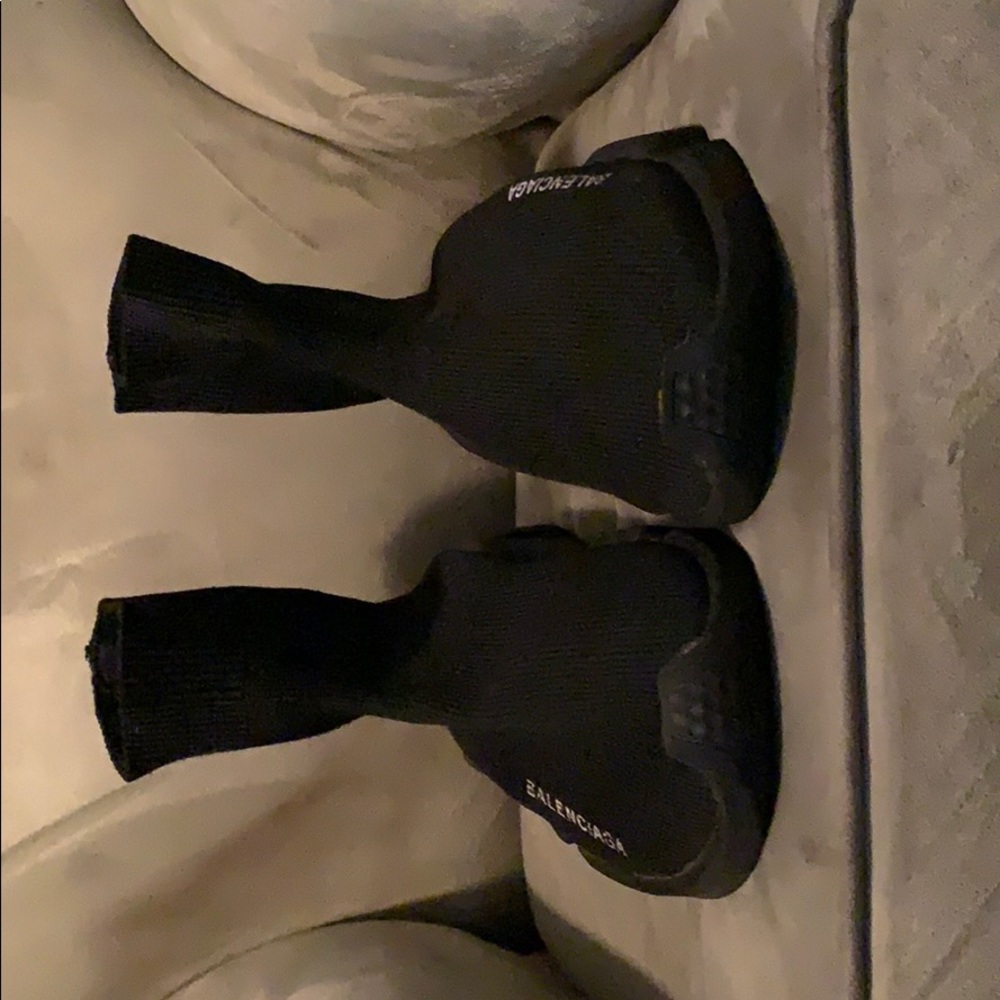 Balenciaga speed trainers all black